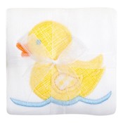 3 Marthas Yellow Duck Applique Burp