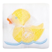 3 Marthas Yellow Duck Applique Burp