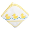 3 Marthas Yellow Duck Hooded Towel w/Cloth Box Set
