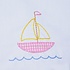 Baby Sen Pink Sailboat Diaper Set