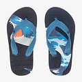 Joules Blue Camo Shark Flip Flops
