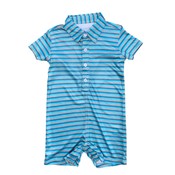 SouthBound Blue/Fog Polo Romper