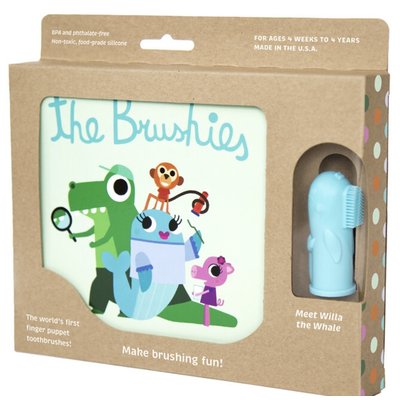 The Brushies Willa The Whale Brushie & Book Set