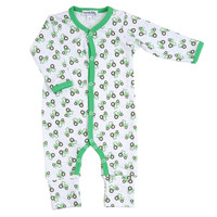 Magnolia Baby Tiny Tractor Printed Playsuit