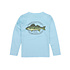 Properly Tied Lt Blue Hooked Performance L/S Tee
