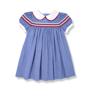 Set Fashions Apple-solutely Adorable, Touchdowns & Tailgates Royal Kendall Dress