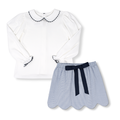Lullaby Set Blue/White Better Together Skirt Set