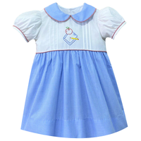 Remember Nguyen Book Worm Blue Lincoln Dress