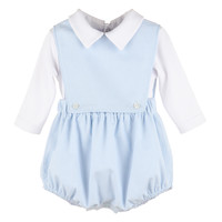 Sophie & Lucas Blue Babytooth Boy Overall