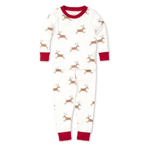 Kissy Kissy Reindeer Cheer Snug Pajama Set