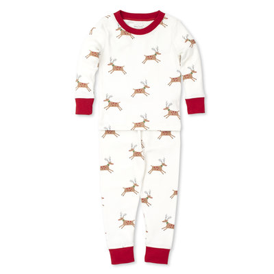 Kissy Kissy Reindeer Cheer Snug Pajama Set