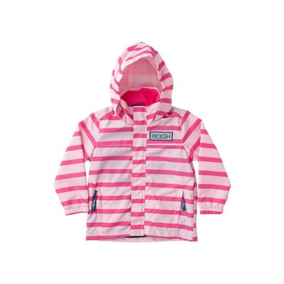 Prodoh Pink Lady Stripe Hooded Reflective Jacket