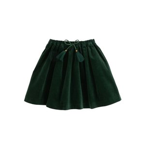 Bisby Emerald Velvet Circle Skirt