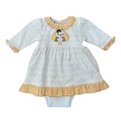 Magnolia Baby Little Gobbler LS Dress Set