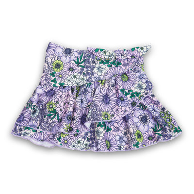 Shade Critters Floral Faux Wrap Skirt