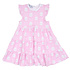 Magnolia Baby All Ears Printed Pink Tiered Flutters Dress