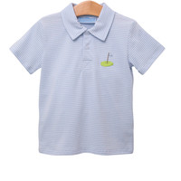 Trotter Street Kids Golf Embroidery Polo