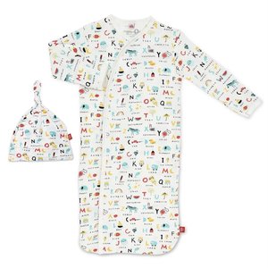 Magnificent Baby ABC Love Modal Magnetic Gown Set