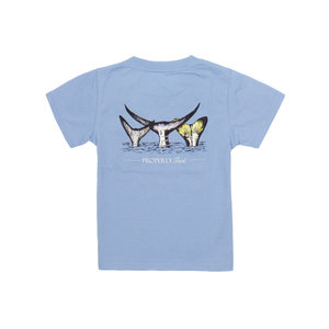 Properly Tied Lt Blue Fish Out of Water SS Tee