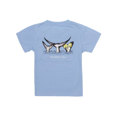 Properly Tied Lt Blue Fish Out of Water SS Tee