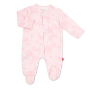 Magnificent Baby Pink Doeskin Modal Magnetic Footie