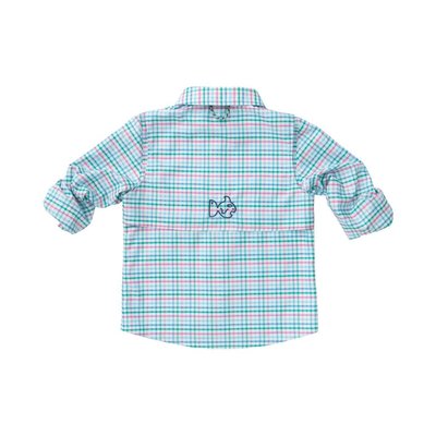 Prodoh All Aboard Strawberry Multi Founder's Fishing Shirt