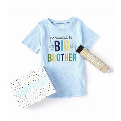 Mud Pie Blue Promoted Sibling Gift Set