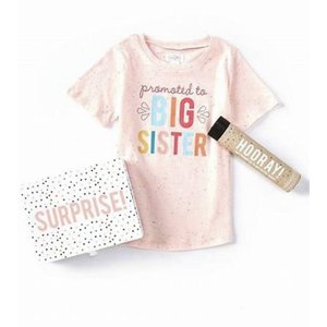 Mud Pie Pink Promoted Sibling Gift Set