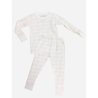 Magnolia Baby Pink Big Sister Long Pajama