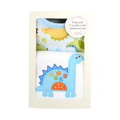 3 Marthas Dinosaur Bib/Burp Box Set