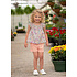 Mabel & Honey Blooming Beauty Floral Woven Top & Knit Shorts 2 pc. Set
