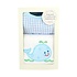 3 Marthas Blue Whale Bib/Burp Box Set