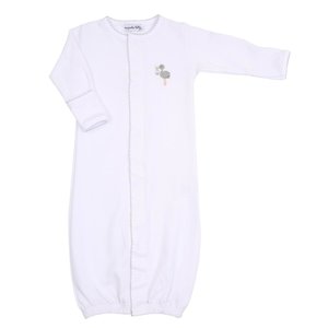 Magnolia Baby Tiny Stork Gray Conversion Gown
