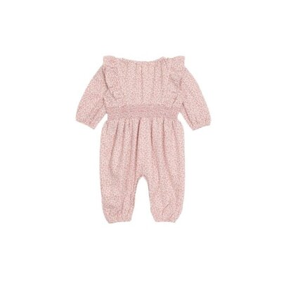 Best of Chums Pink Dashing Leopard Rayon Romper