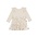 Best of Chums Ivory Nutcracker Rib Knit and Embroidery Tulle Dresss