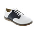 Footmates Cheer White/Navy Saddle Oxfords