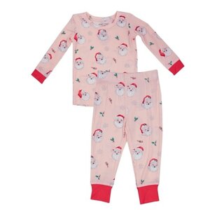 Angel Dear Pink Santa L/S Loungewear Set Toddler