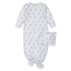 Kissy Kissy Beary Plaid Blue Sack w/Hat