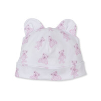 Kissy Kissy Beary Plaid Pink Hat