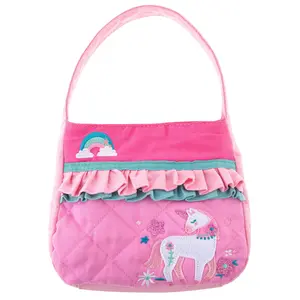 Quilted Purse- Pink Unicorn
