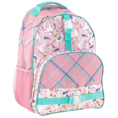 Stephen Joseph All Over Print Backpack- Pink Unicorn