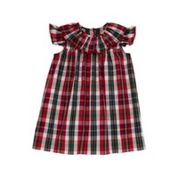 The Beaufort Bonnet Company Chastain Park Plaid/Richmond Red Dorothy Day Dress