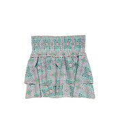 Pleat Collection Candy Plaid Scottie Skirt