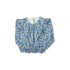Pleat Collection Blue Floral Wren Top