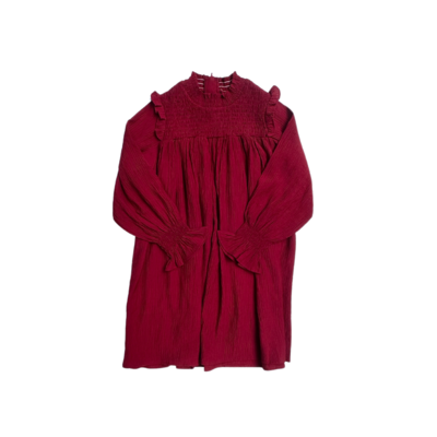 Pleat Collection Red Lottie Dress