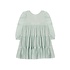Best of Chums Green Ivy L/S Soft Tulle & Sparkling Knit Dress