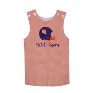 Southern Saturday Applique Shortall Orange/Purple