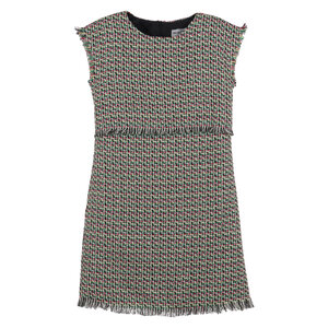 Maria Casero Sparkle Boucle Shift Green