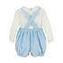 Luli & Me Blue Suspenders Cord w/Broderie Shirt