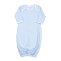 Baby Loren Blue Stripes Pima Lap Shoulder Gown